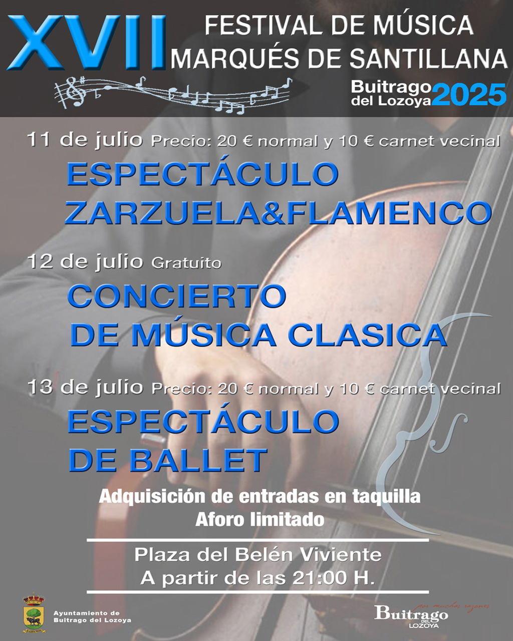 XVII Festival de musica Marqués de Santillana Buitrago del Lozoya